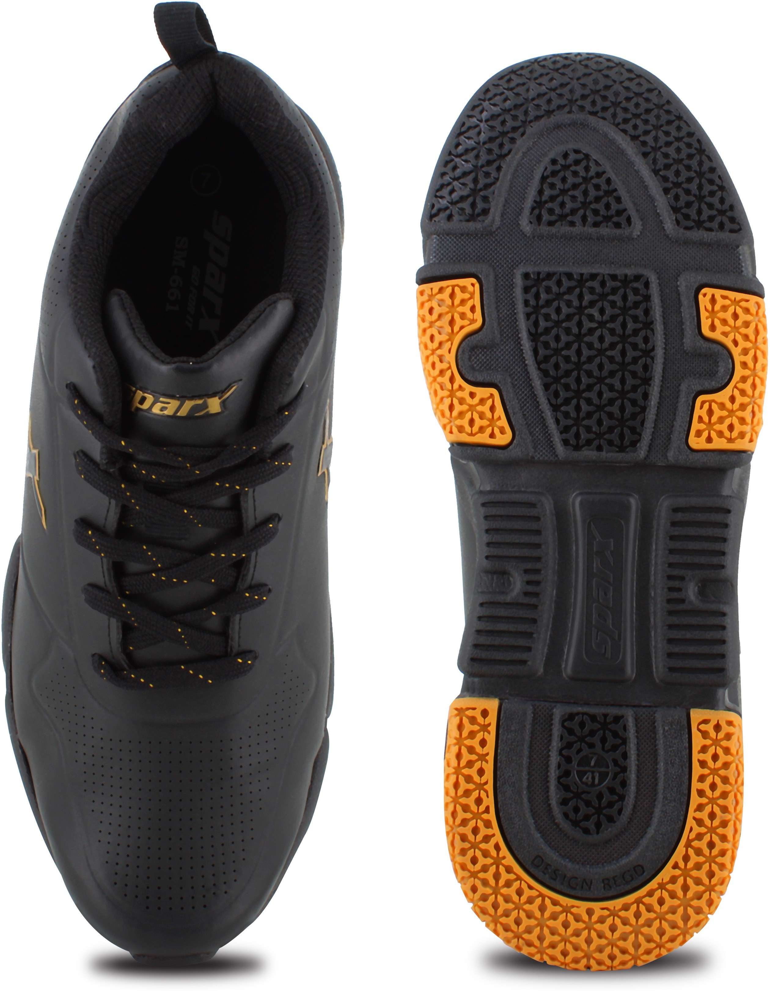 Sparx Outdoor BLACK-GOLD Casual Shoes