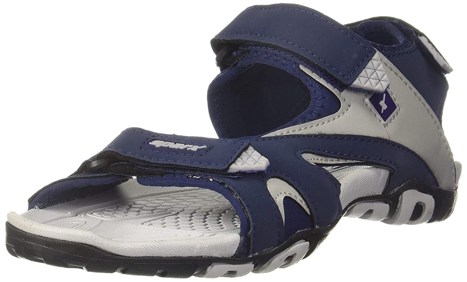 Buy Sparx Men Navy Blue & Orange Comfort Sandals - Sandals for Men 2334830  | Myntra
