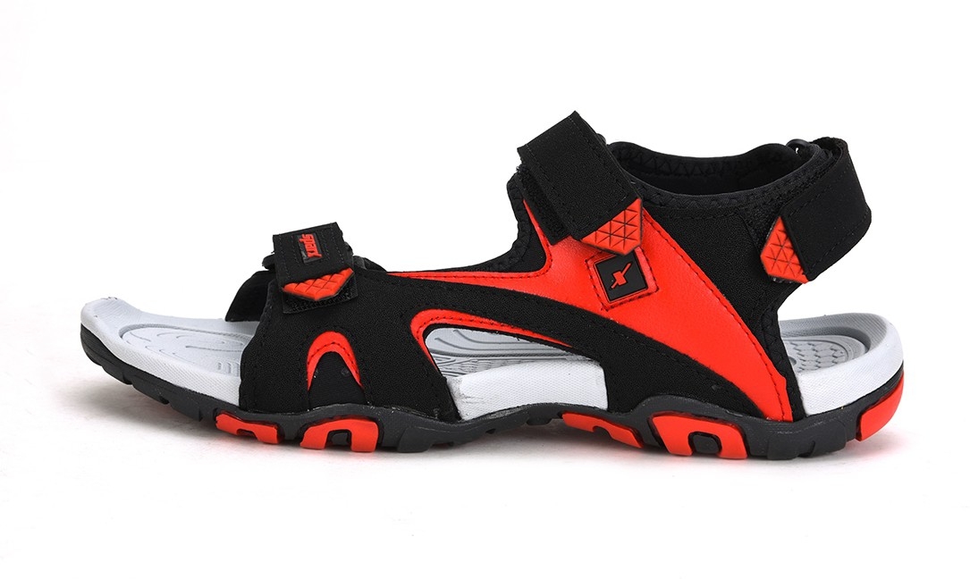 Amazon.com | Paragon Stimulus Men/Women's Adjustable Straps Sandals (Black  & Orange, numeric_7) | Shoes