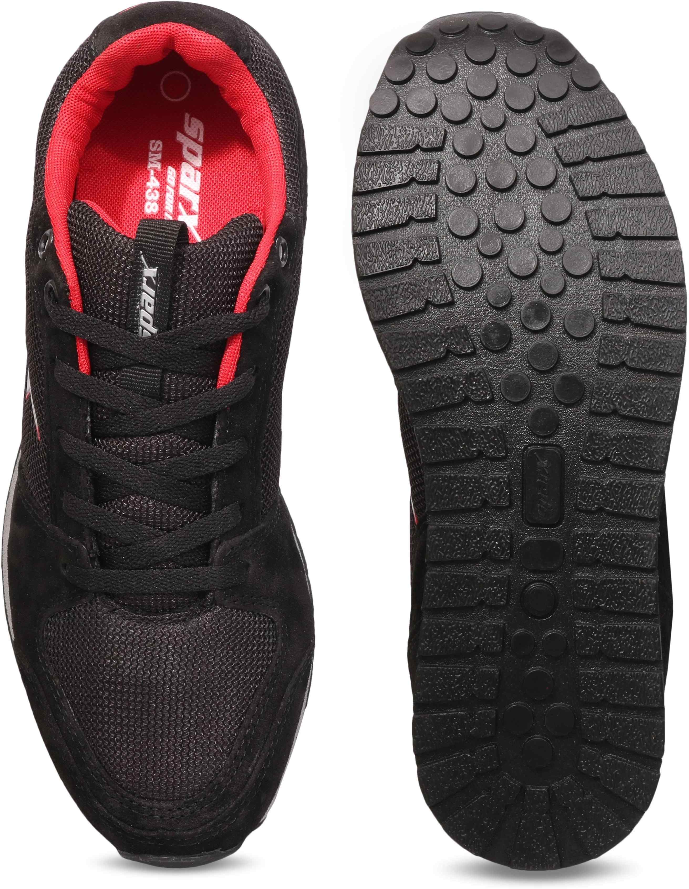 Sparx Outdoor black-red Casual Shoes