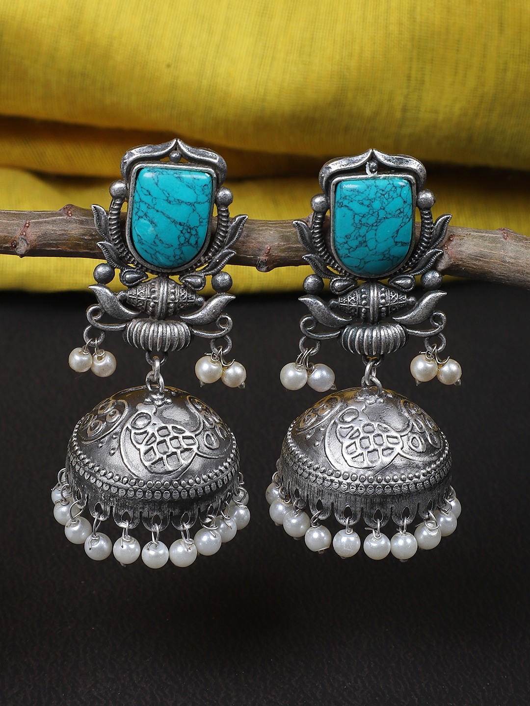 Firoza Agra Jhumkas FIROZA