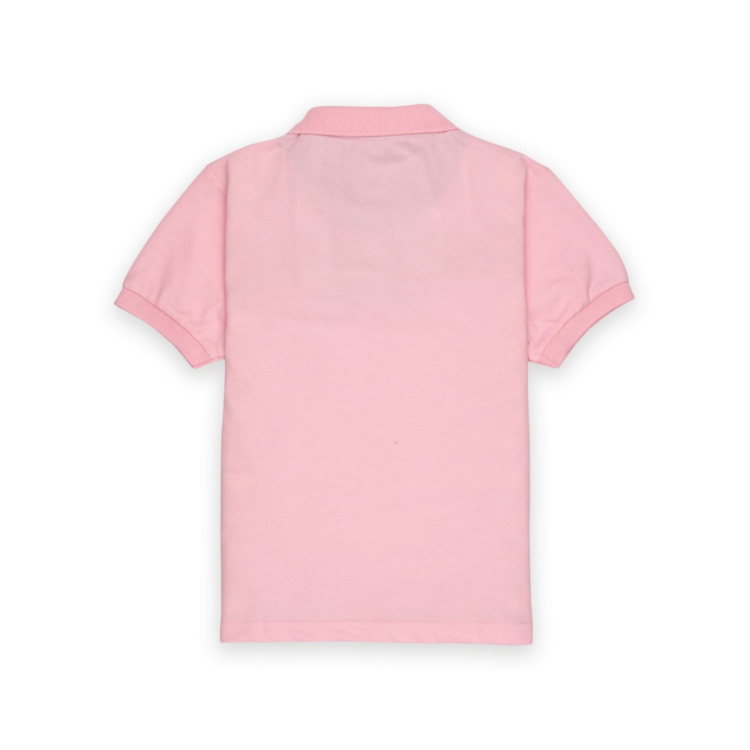 Status Quo | Boys Pink Pure Cotton Solid Polo T-Shirts 1