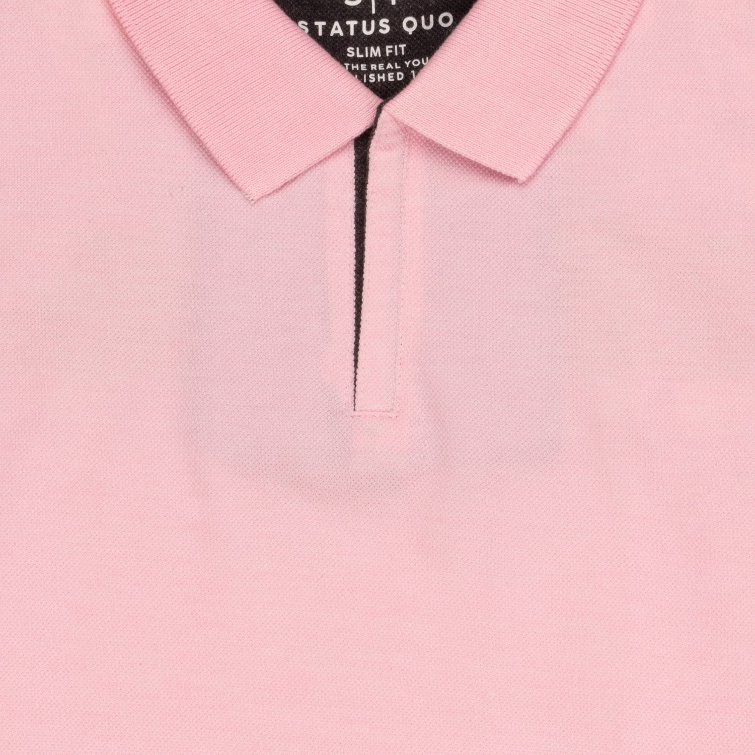 Status Quo | Boys Pink Pure Cotton Solid Polo T-Shirts 2