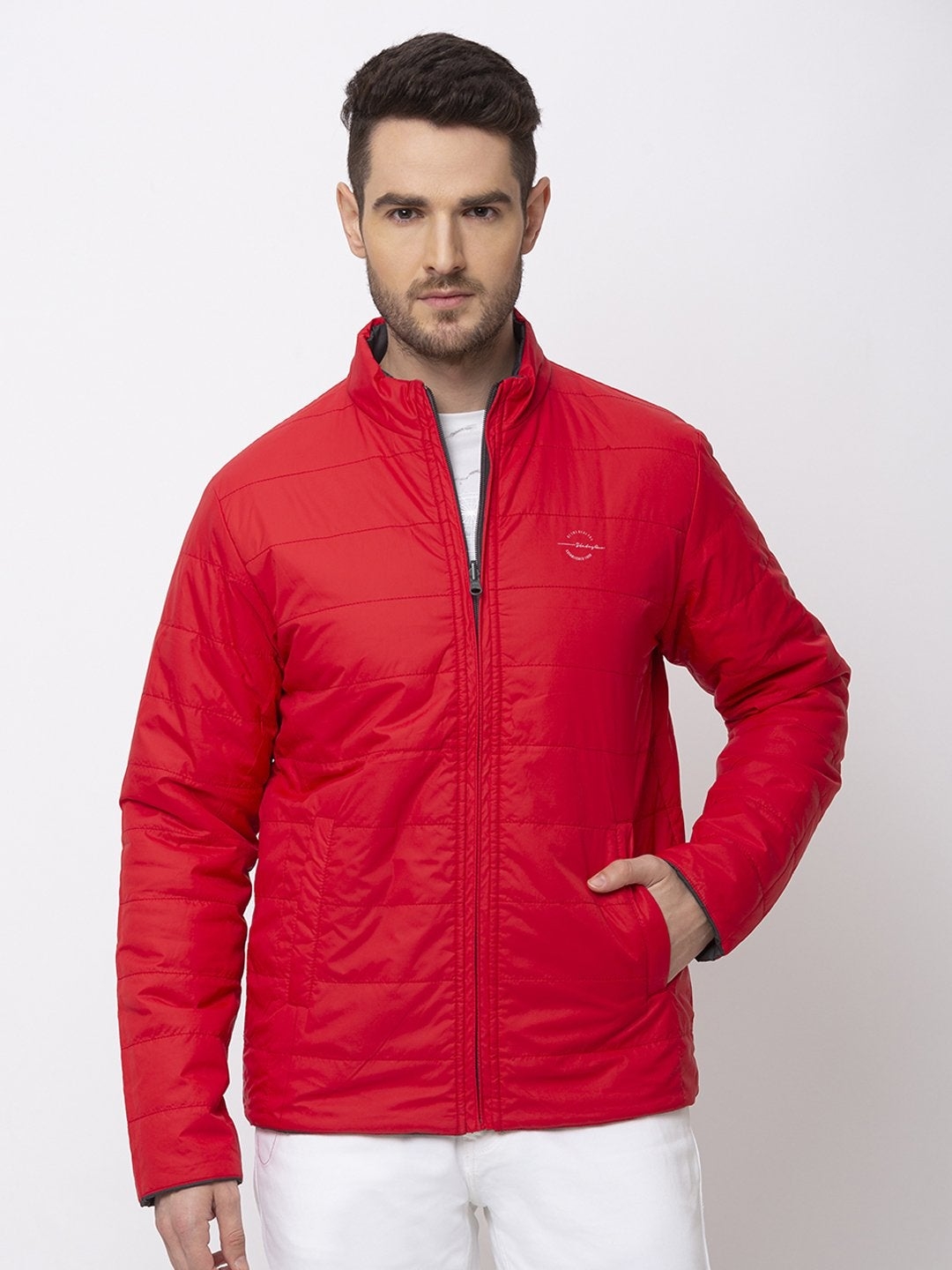 Buy Furo by Red Chief Full Sleeves Regular Fit Polyester Orange Solid  Sports Jacket for Men Online at Best Prices in India - JioMart.