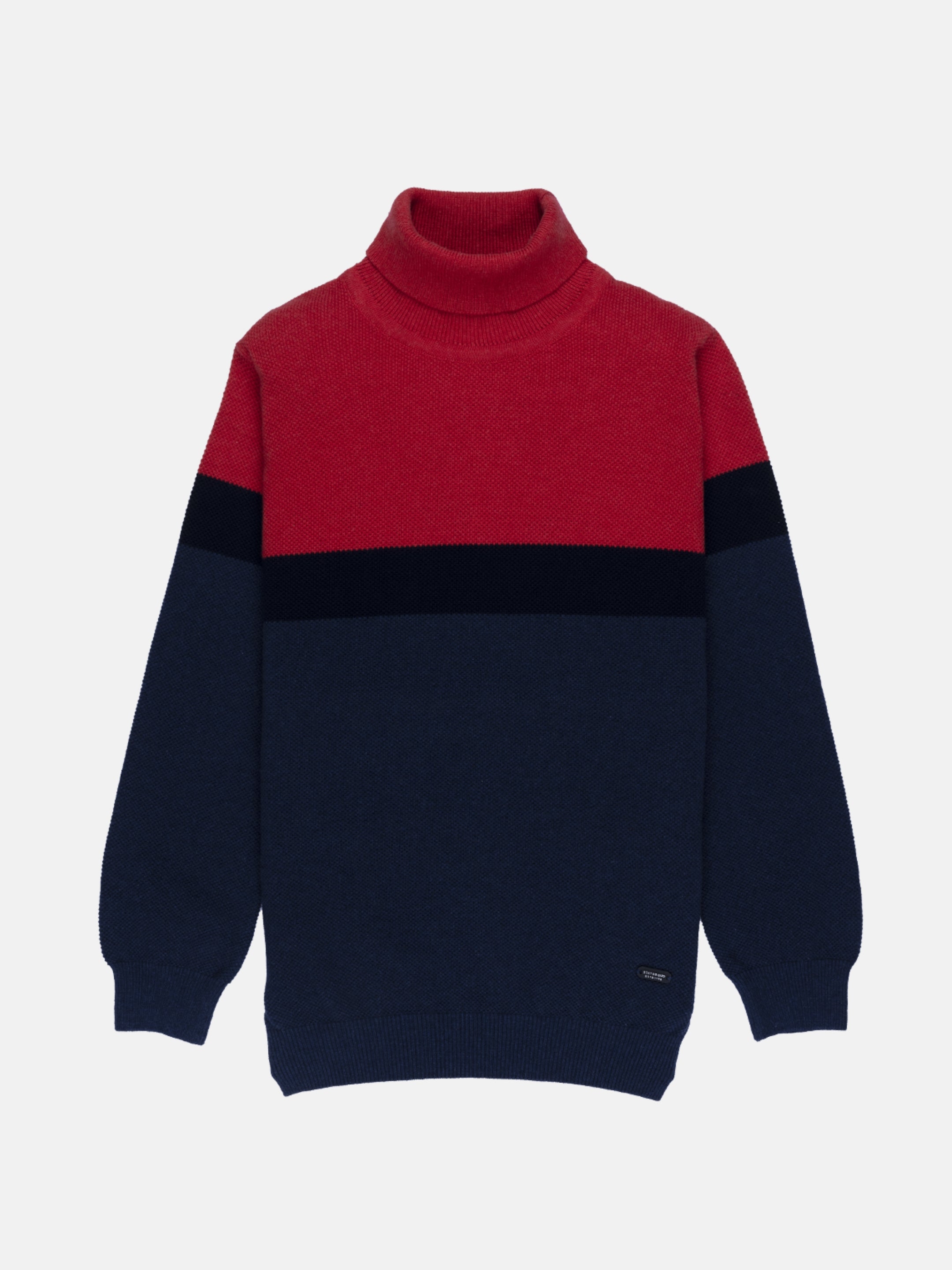 Status Quo | Boy's Blue Cotton Solid Sweaters 0