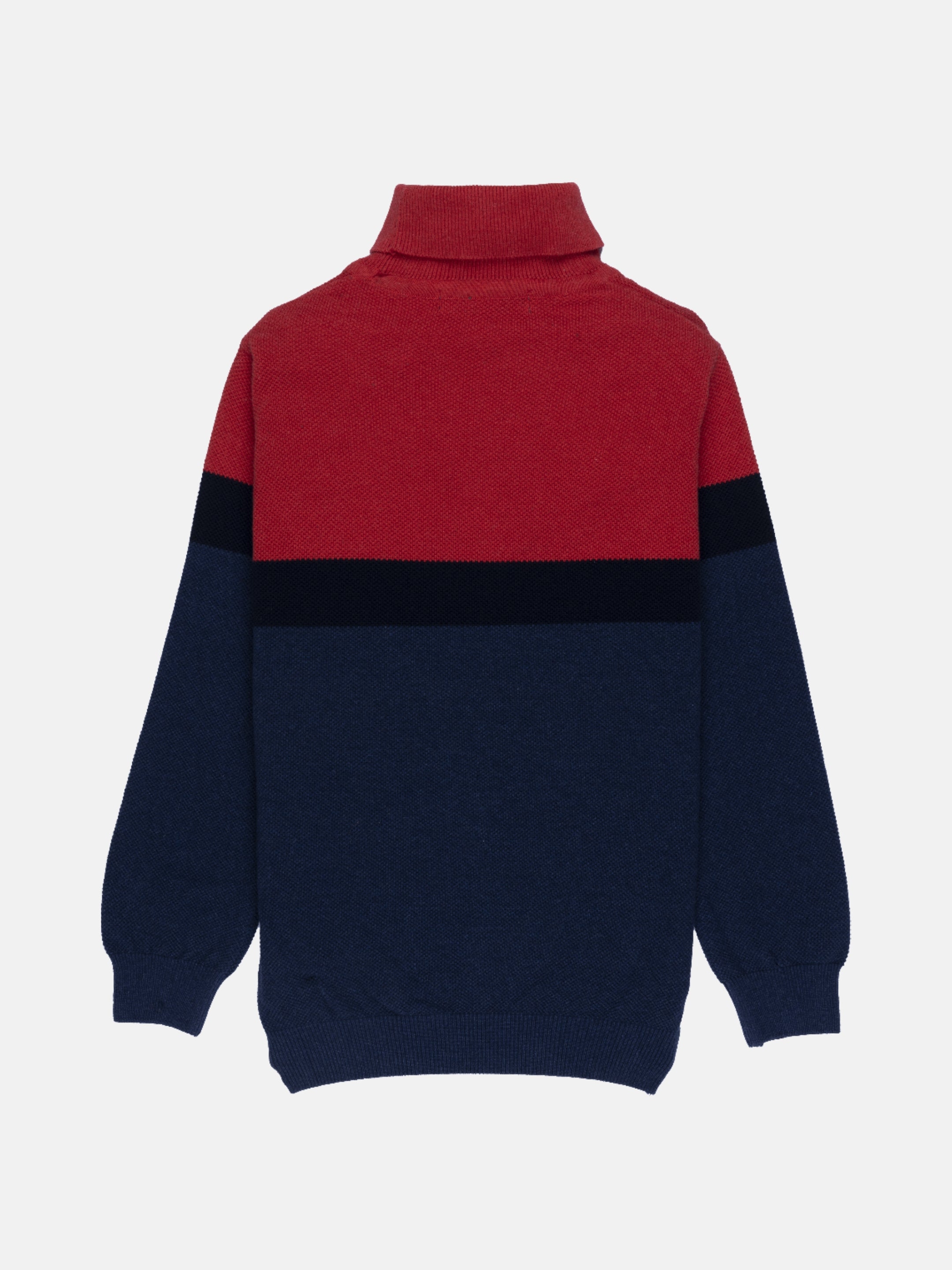 Status Quo | Boy's Blue Cotton Solid Sweaters 1