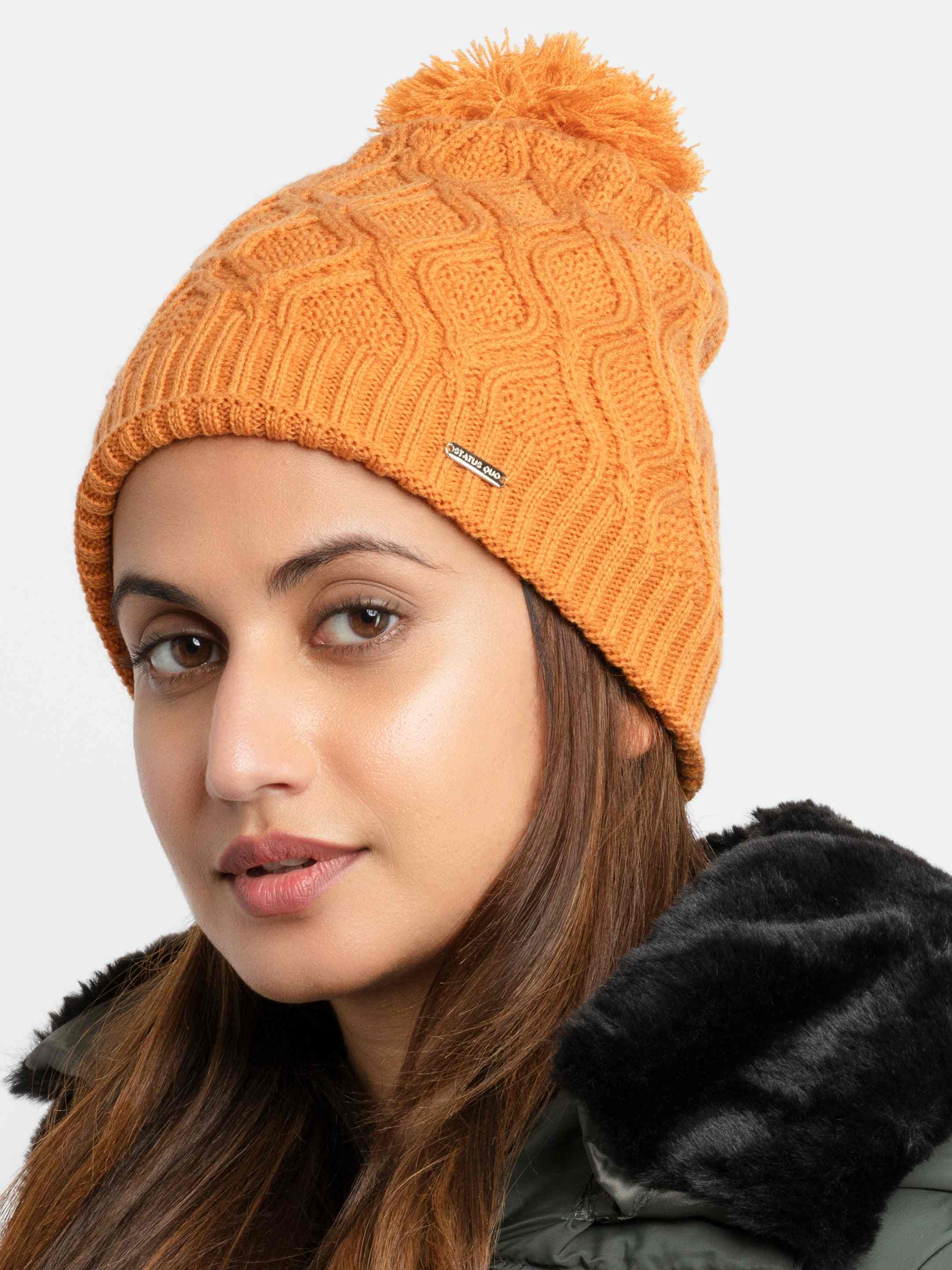 Womens Knitted Winter Cap