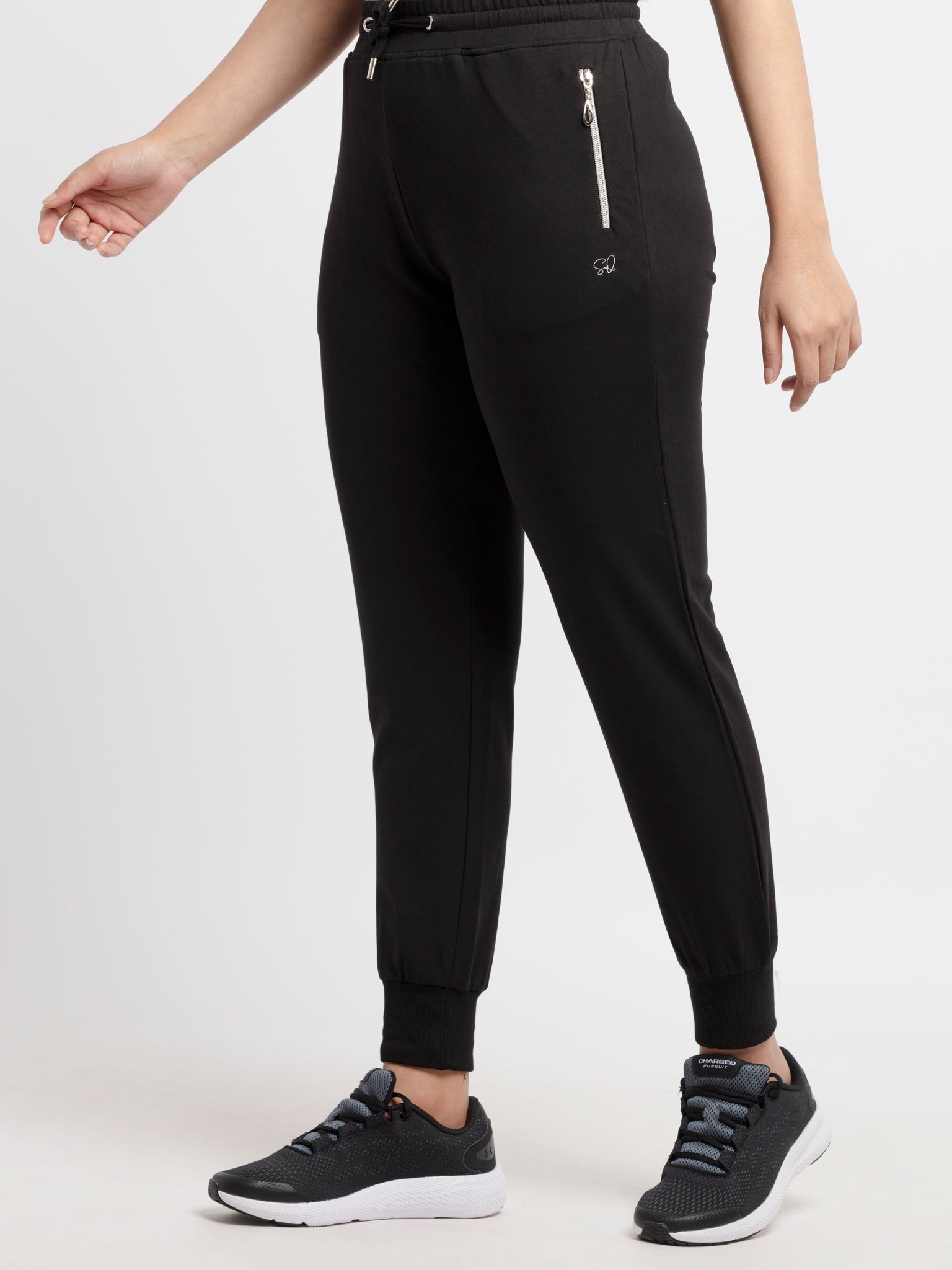Status Quo | Women'ss Full length Solid Joggers 1