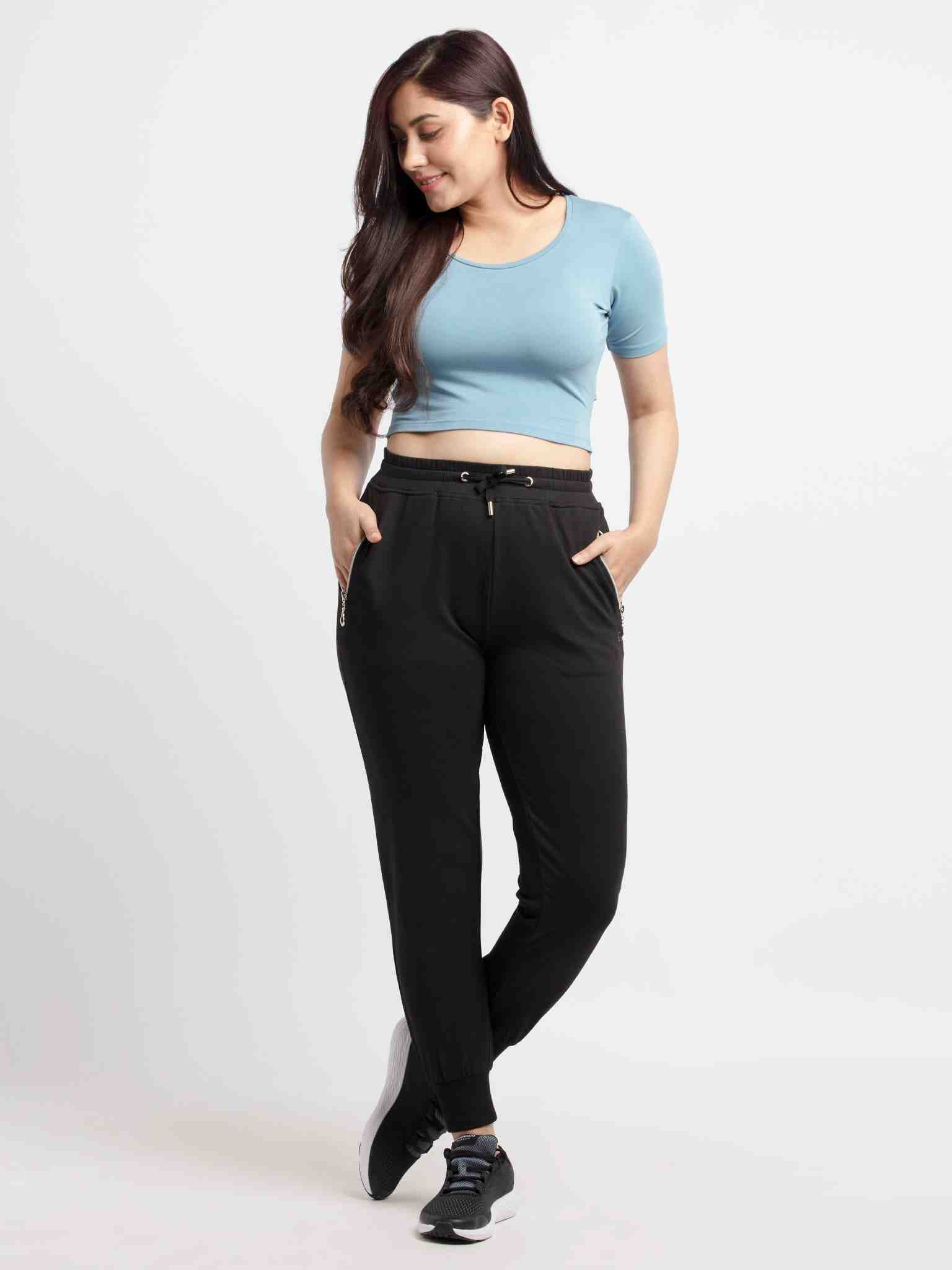Women'ss Ankle length Solid Joggers