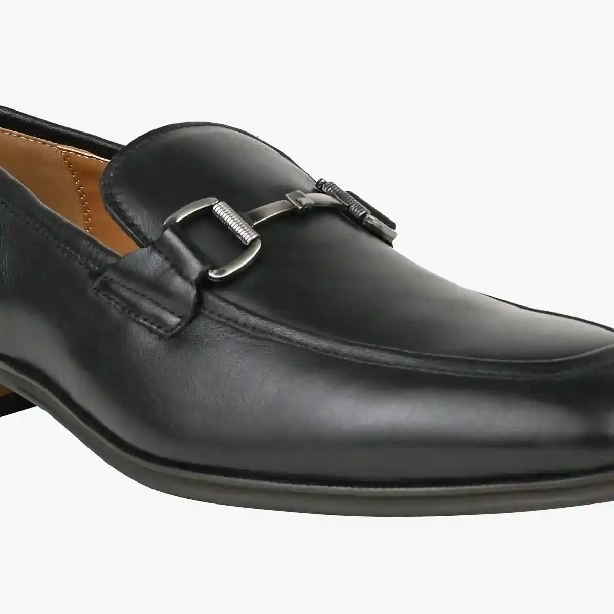 Aahron Black Tie-Ups & Dress Loafers
