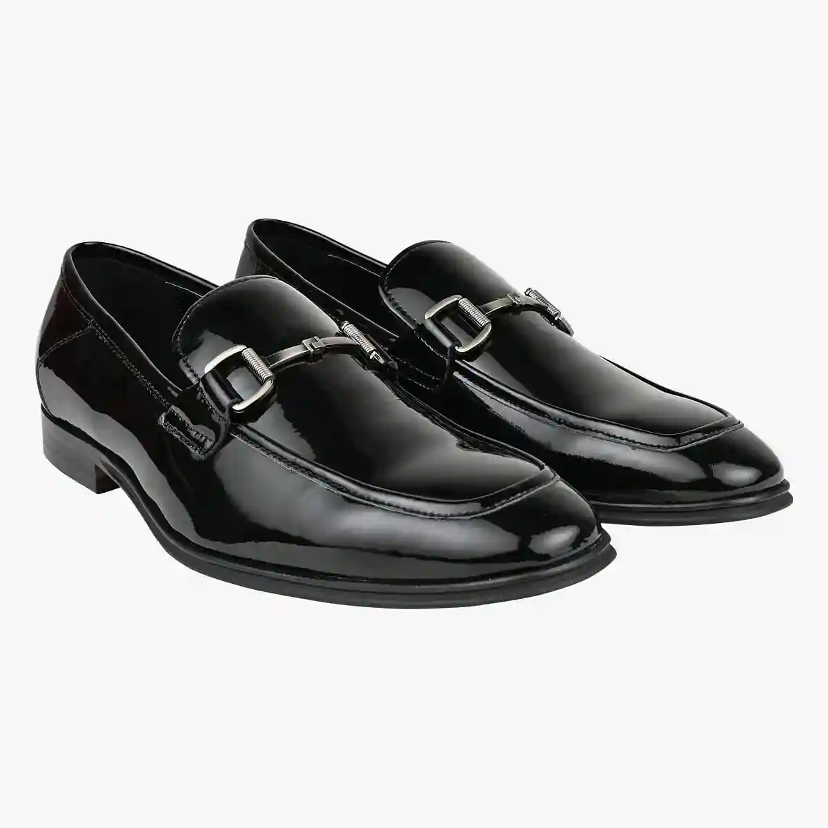 Aahron Black Tie-Ups & Dress Loafers