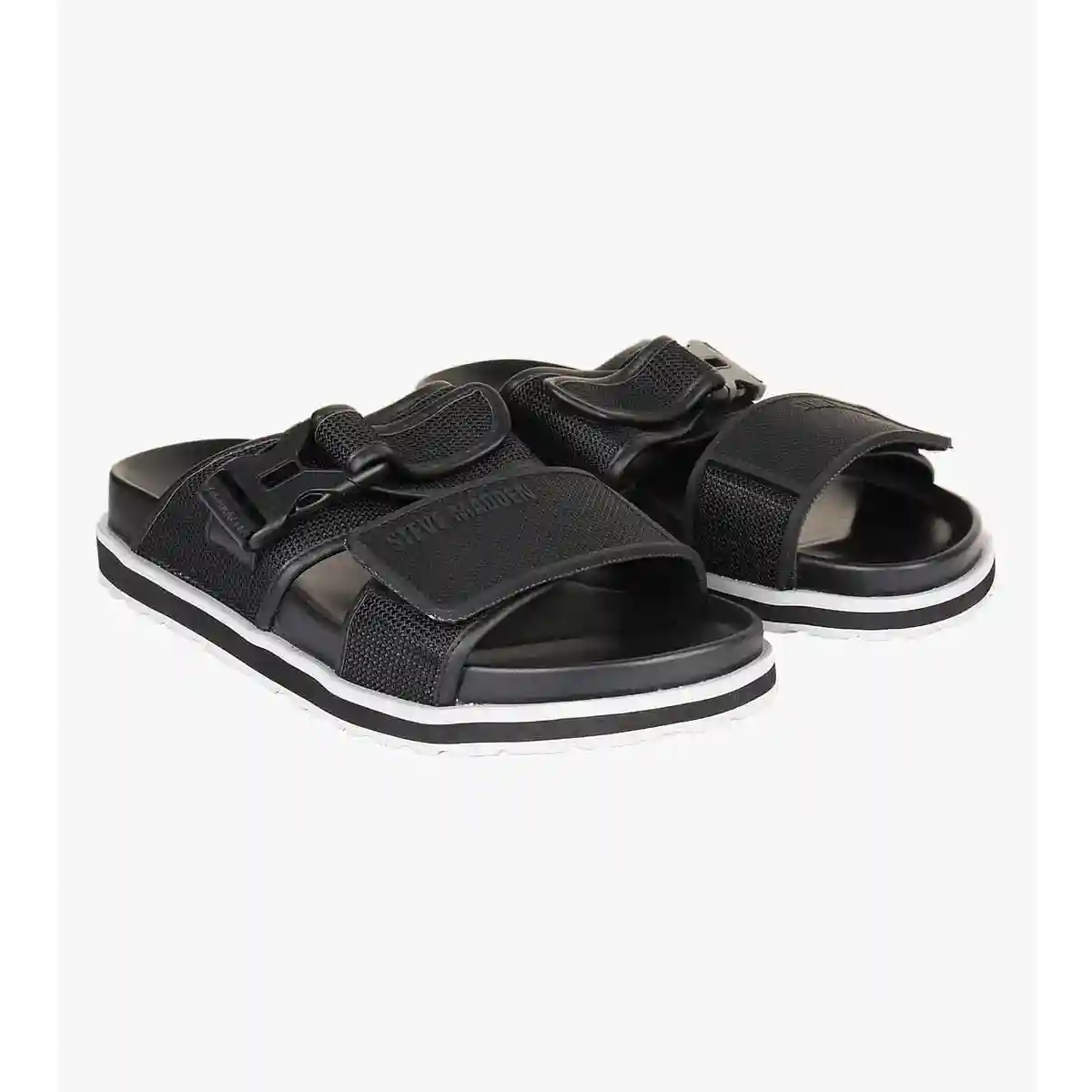 Barlow Black Sandals & Flip Flops