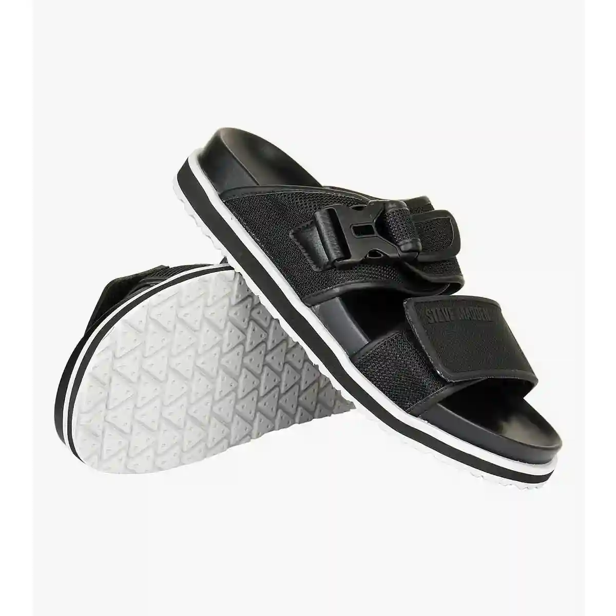 Barlow Black Sandals & Flip Flops