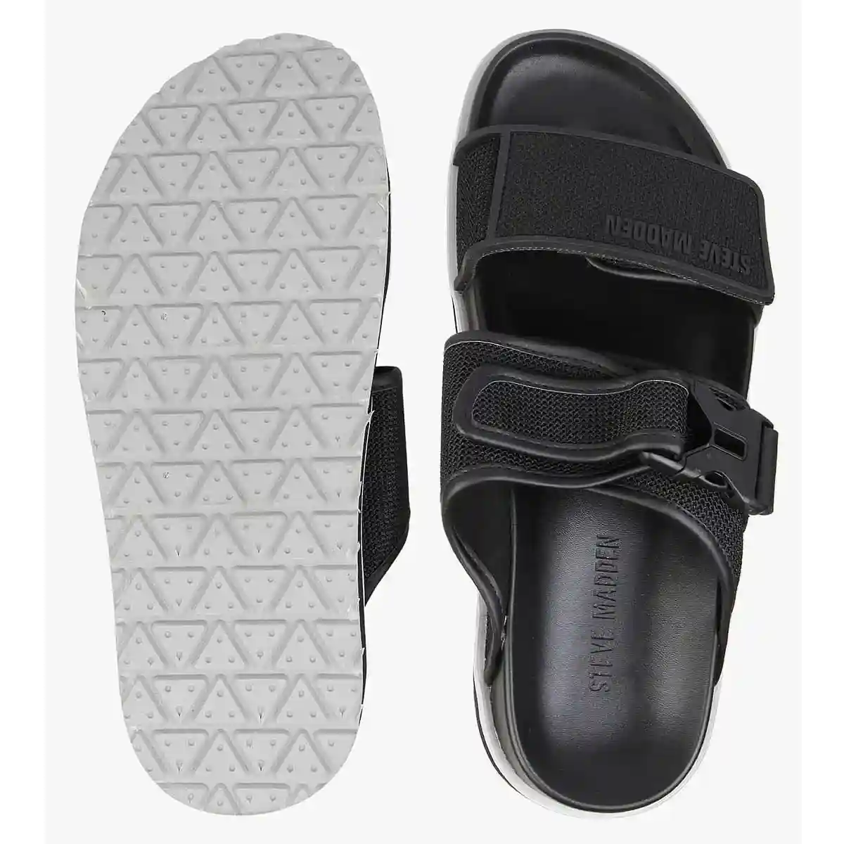 Barlow Black Sandals & Flip Flops
