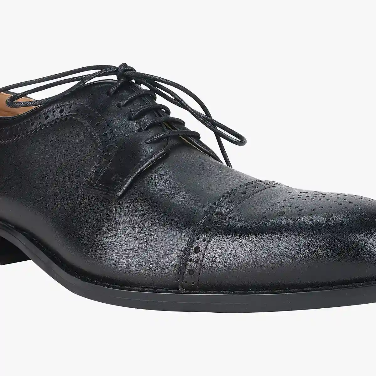 Baseline Black Tie-Ups & Dress Loafers