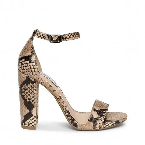 Carrson Natural Heel Sandals