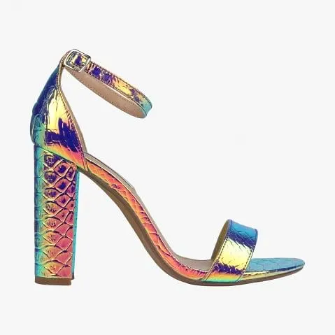 Carrson Blue Heel Sandals