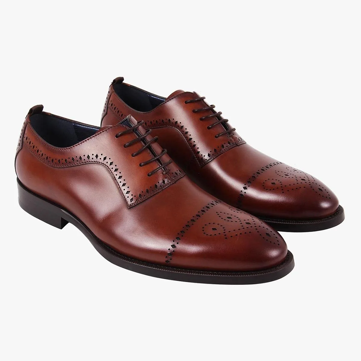 Cerraa Brown Tie-Ups & Dress Loafers