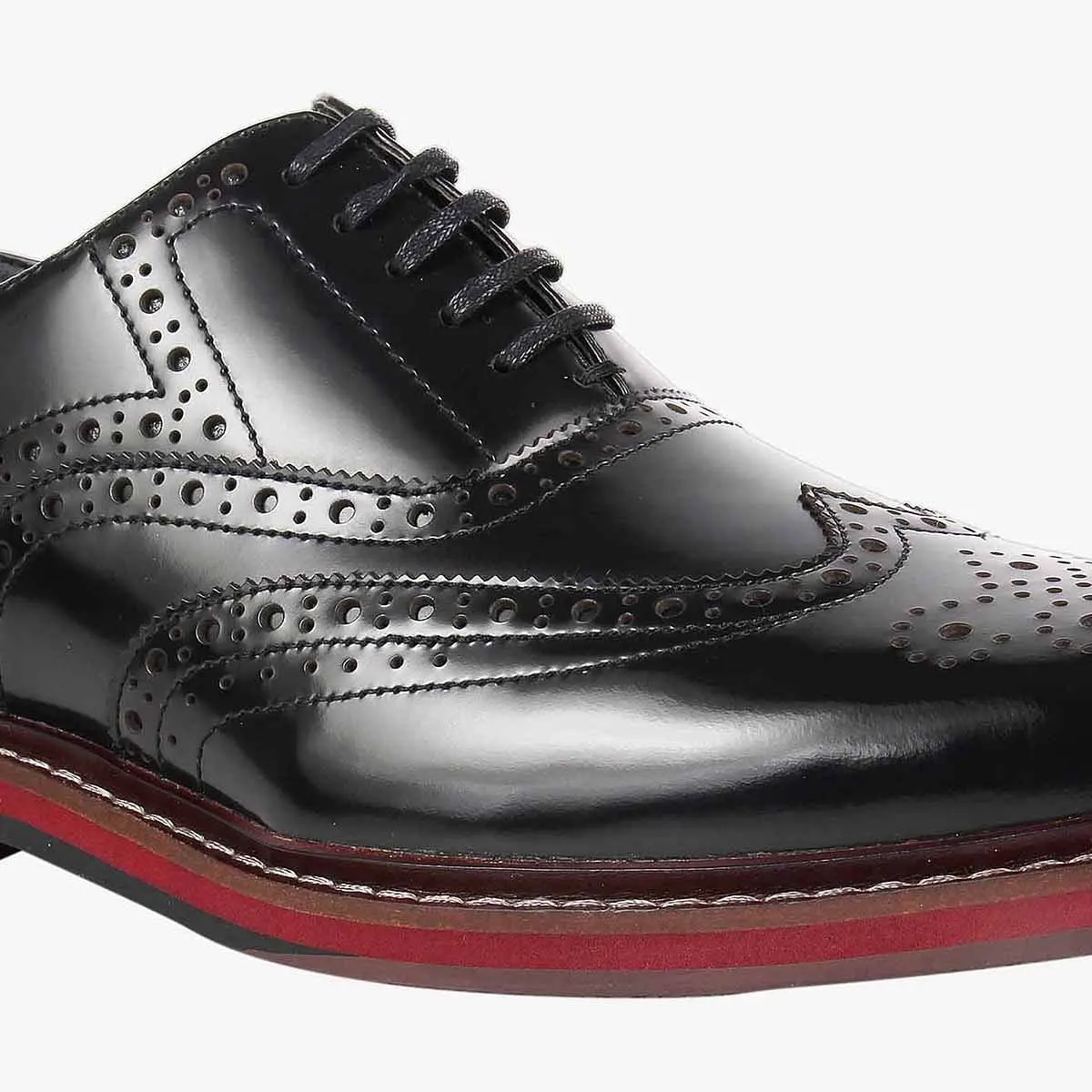 Cingular Black Tie-Ups & Dress Loafers