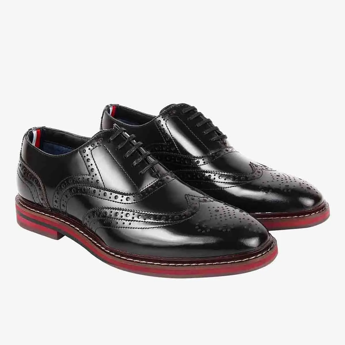 Cingular Black Tie-Ups & Dress Loafers