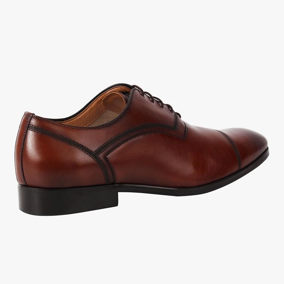 Compass Brown Tie-Ups & Dress Loafers