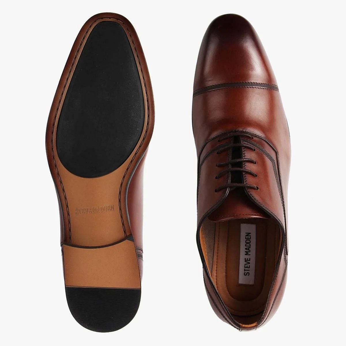 Compass Brown Tie-Ups & Dress Loafers