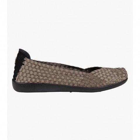 Criss Metallic Closed Flats & Ballerinas