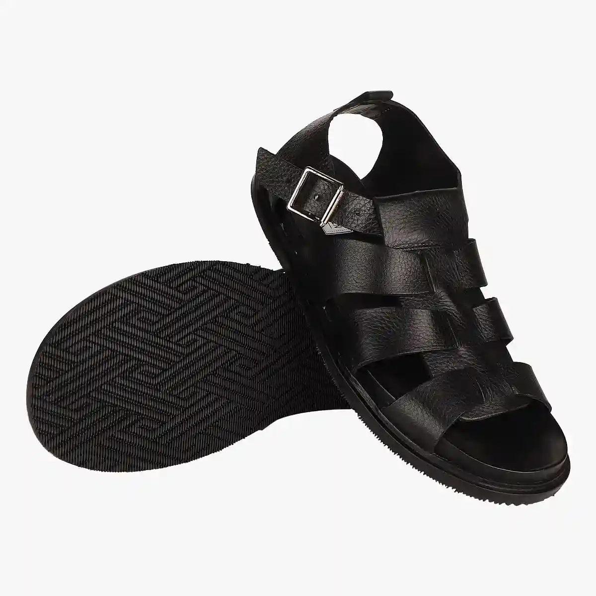 Crossalex Black Sandals & Flip Flops