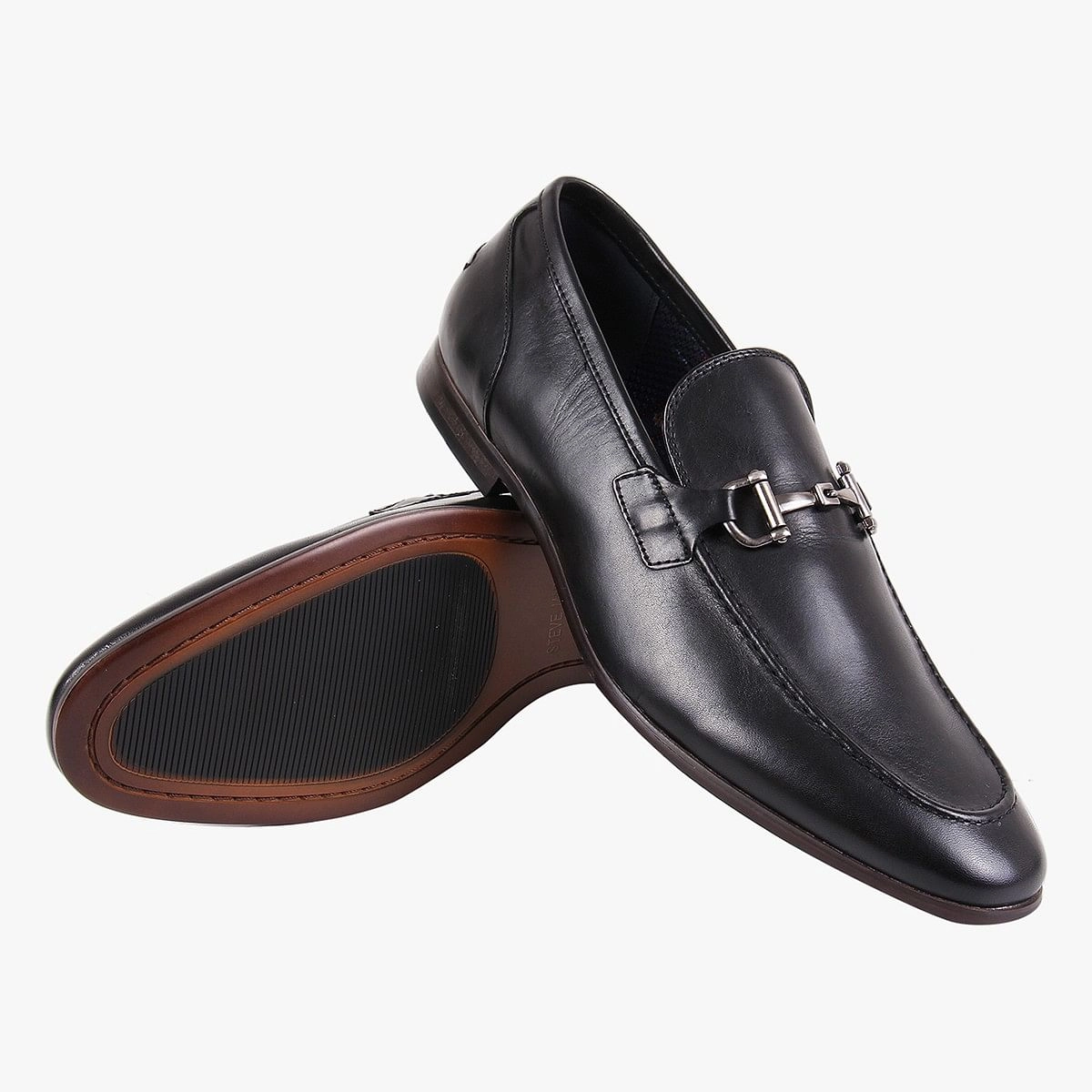 Debinair Black Driver Loafers