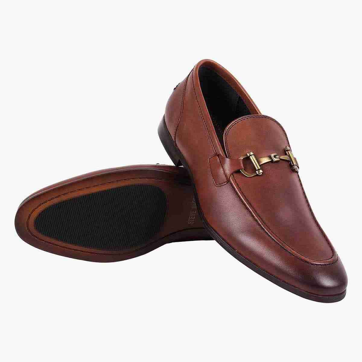 Debinair Brown Driver Loafers