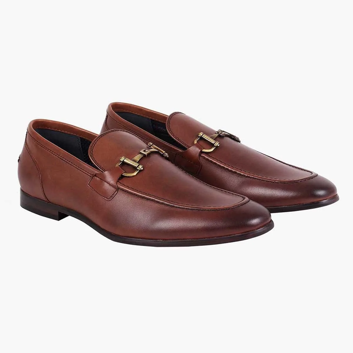 Debinair Brown Driver Loafers