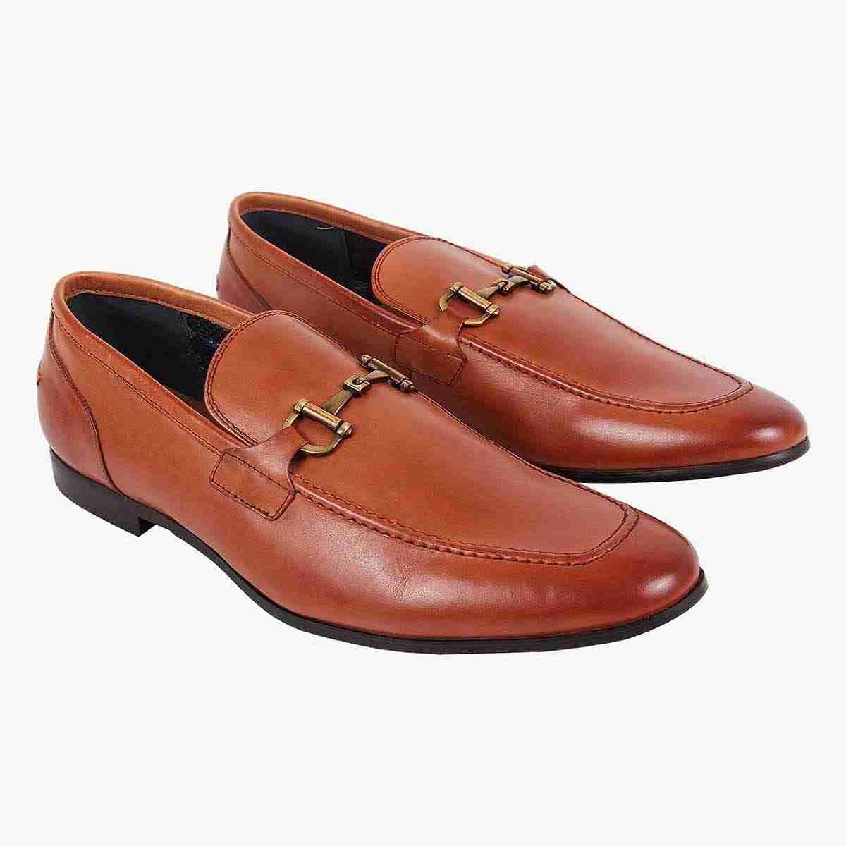 Debinair Red Driver Loafers