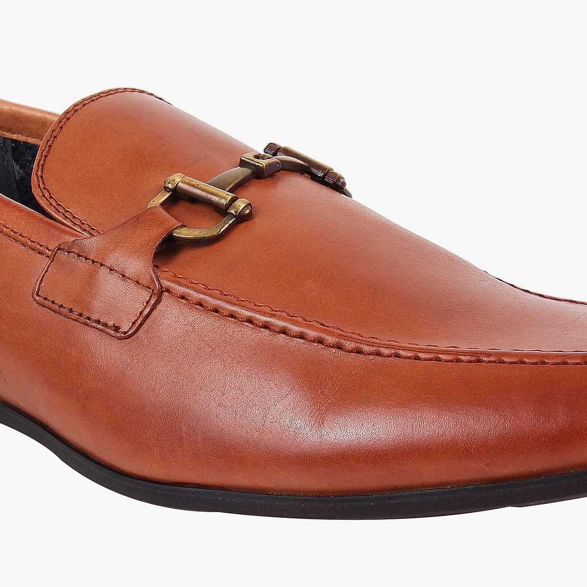 Debinair Red Driver Loafers