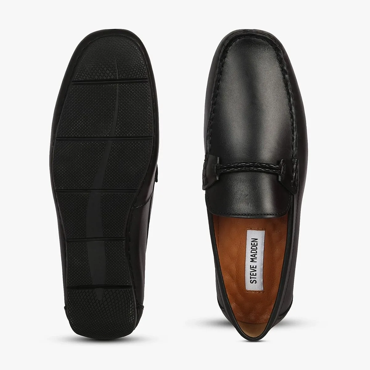 Deek Black Driver Loafers
