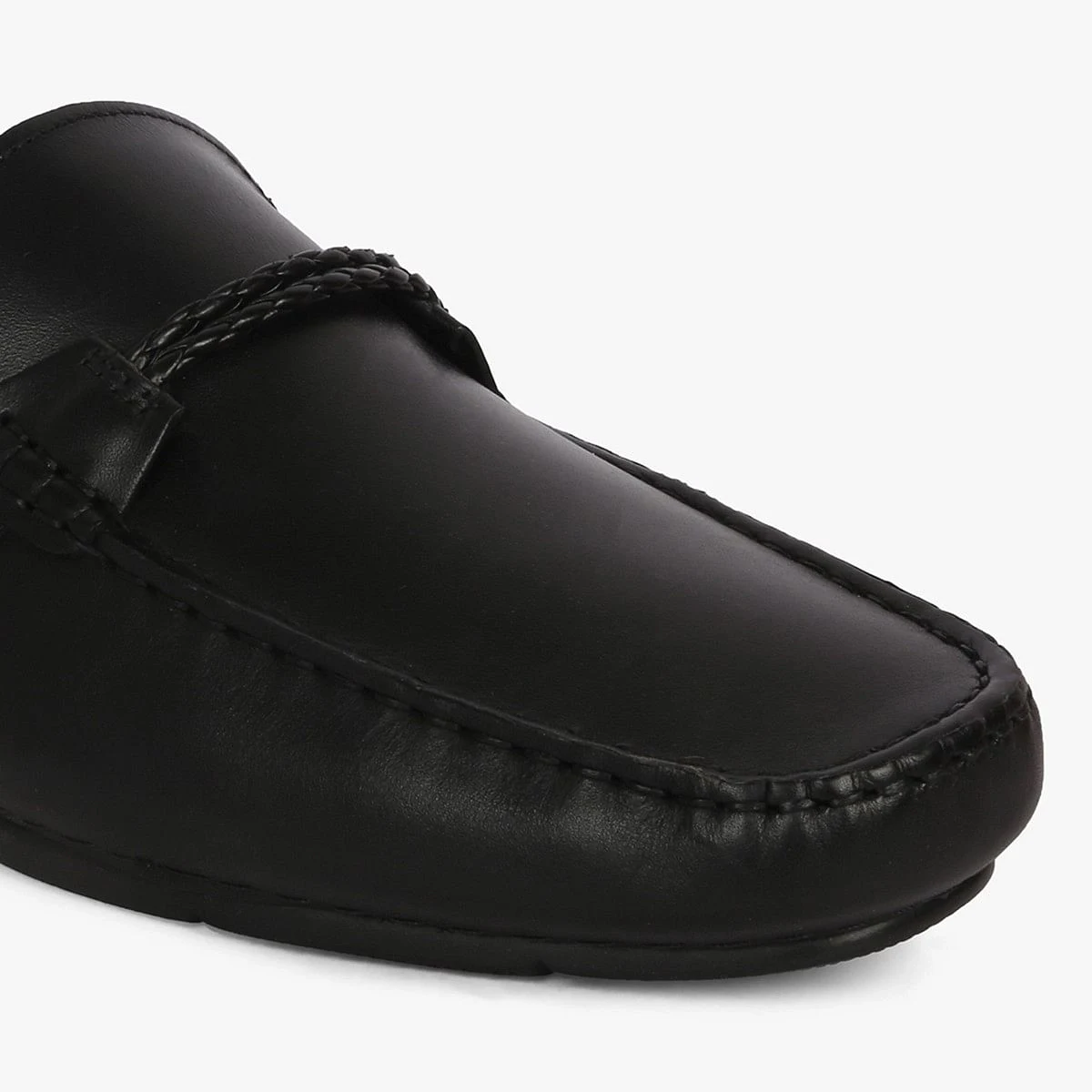 Deek Black Driver Loafers