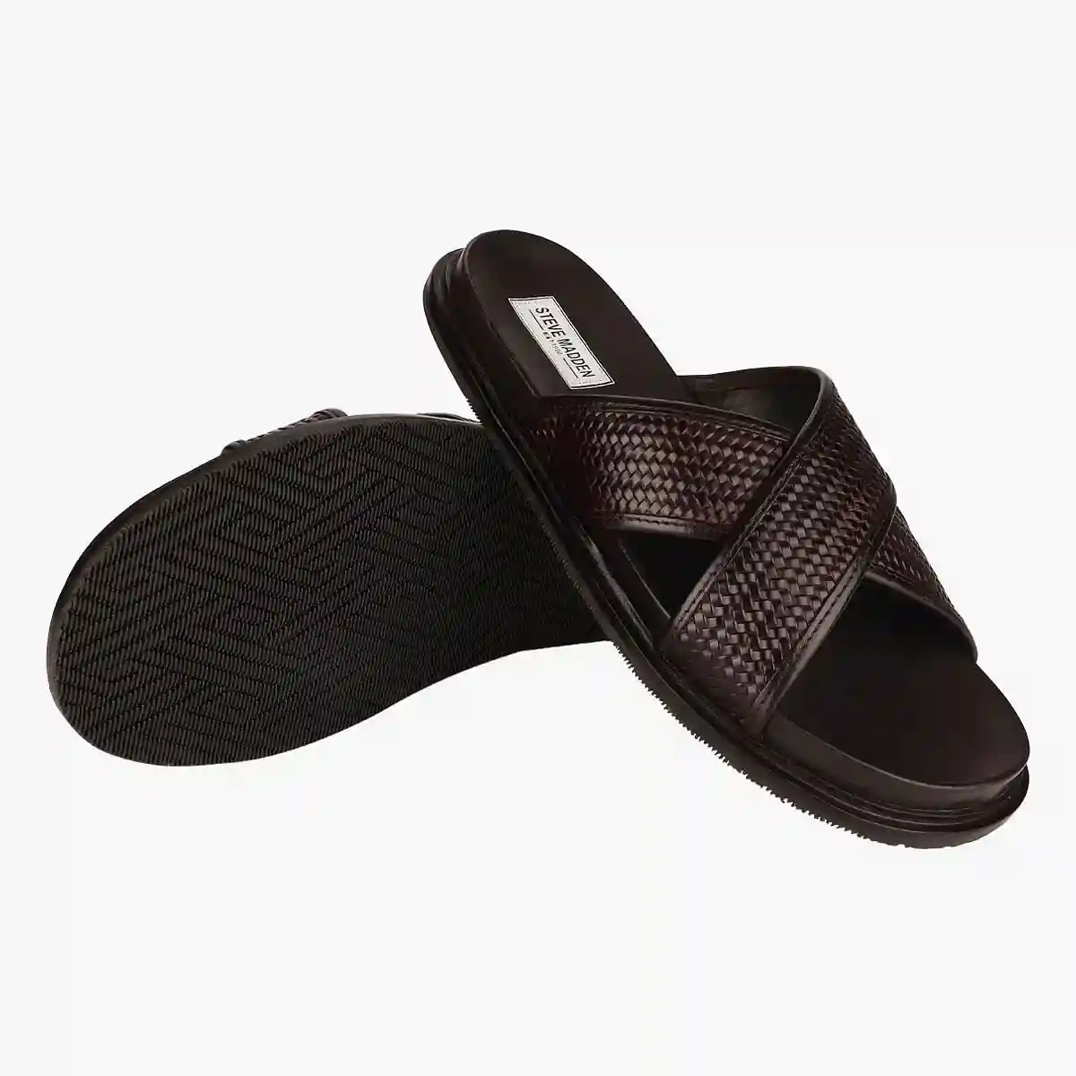 Deltaa Brown Sandals & Flip Flops