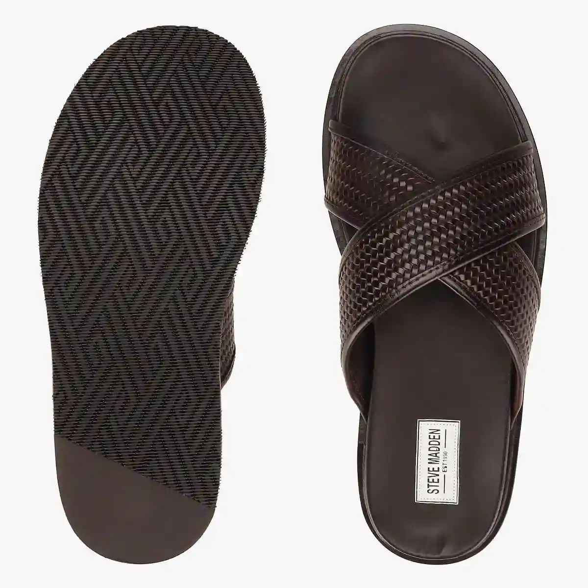 Deltaa Brown Sandals & Flip Flops