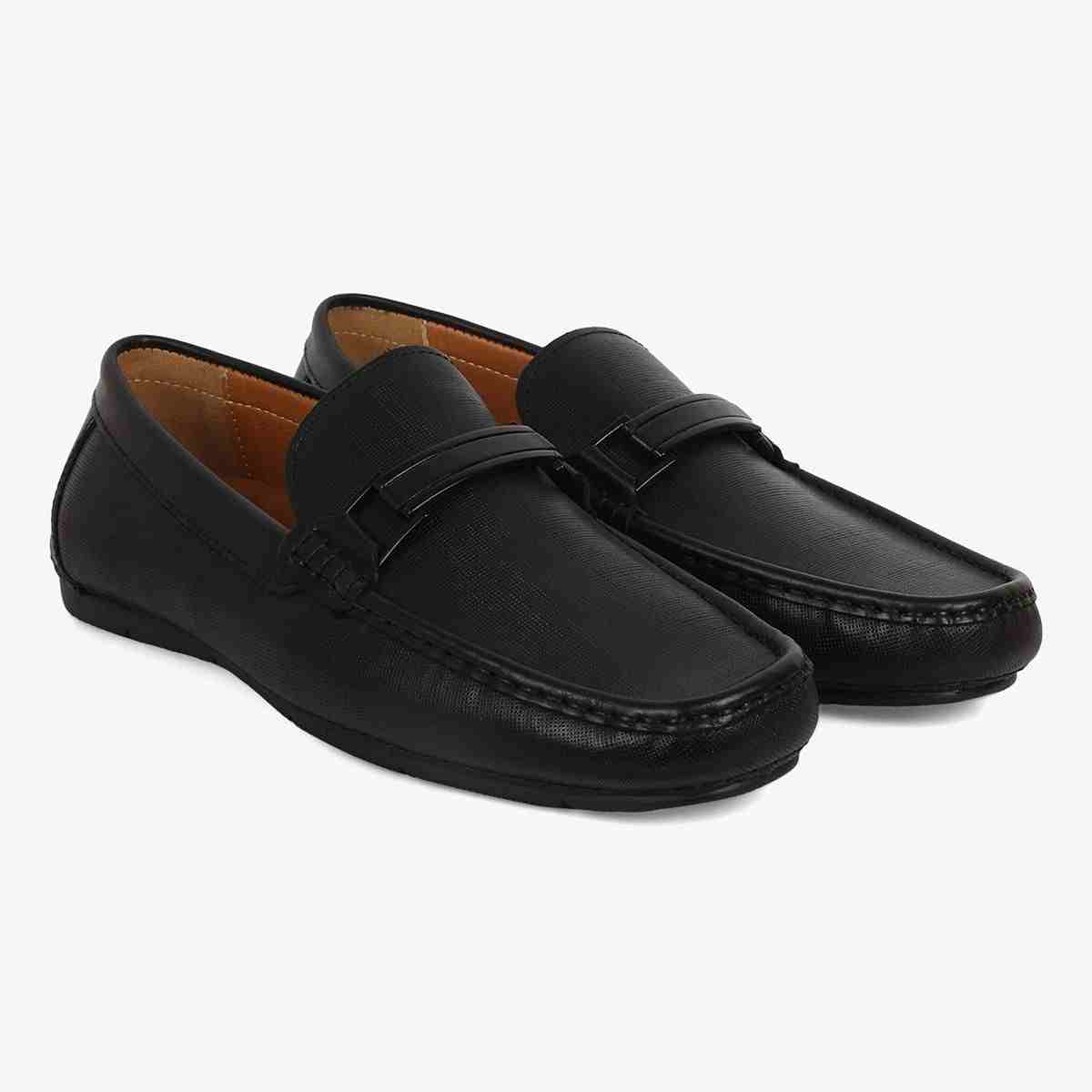 Dezi Black Driver Loafers
