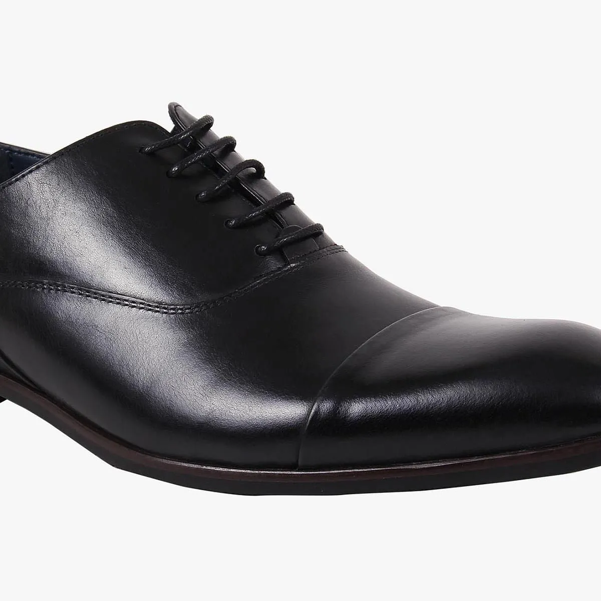 Drafted Black Tie-Ups & Dress Loafers