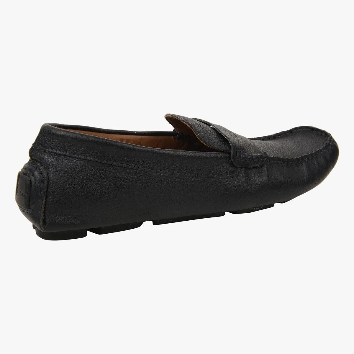 Droom Black Driver Loafers