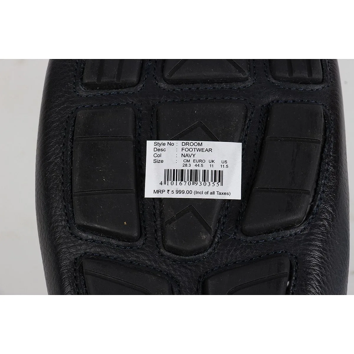 Droom Blue Driver Loafers