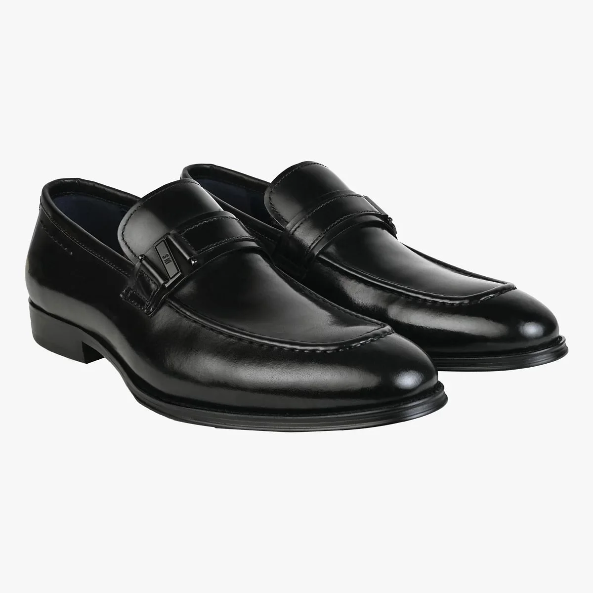 Dulos Black Tie-Ups & Dress Loafers
