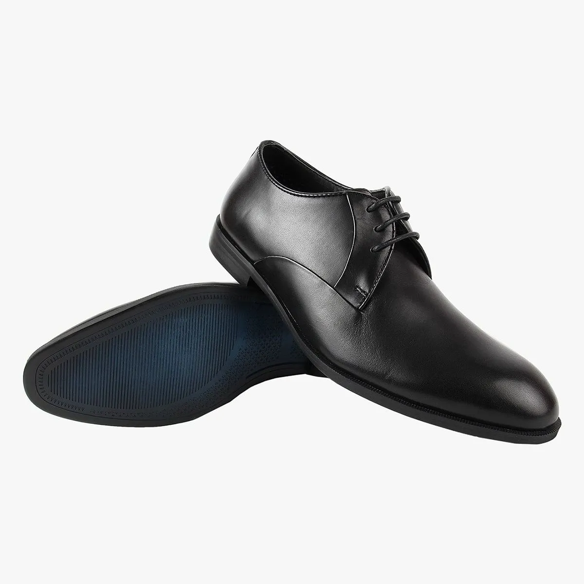 Easton Black Tie-Ups & Dress Loafers