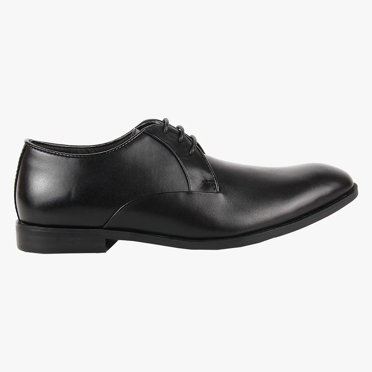 Easton Black Tie-Ups & Dress Loafers