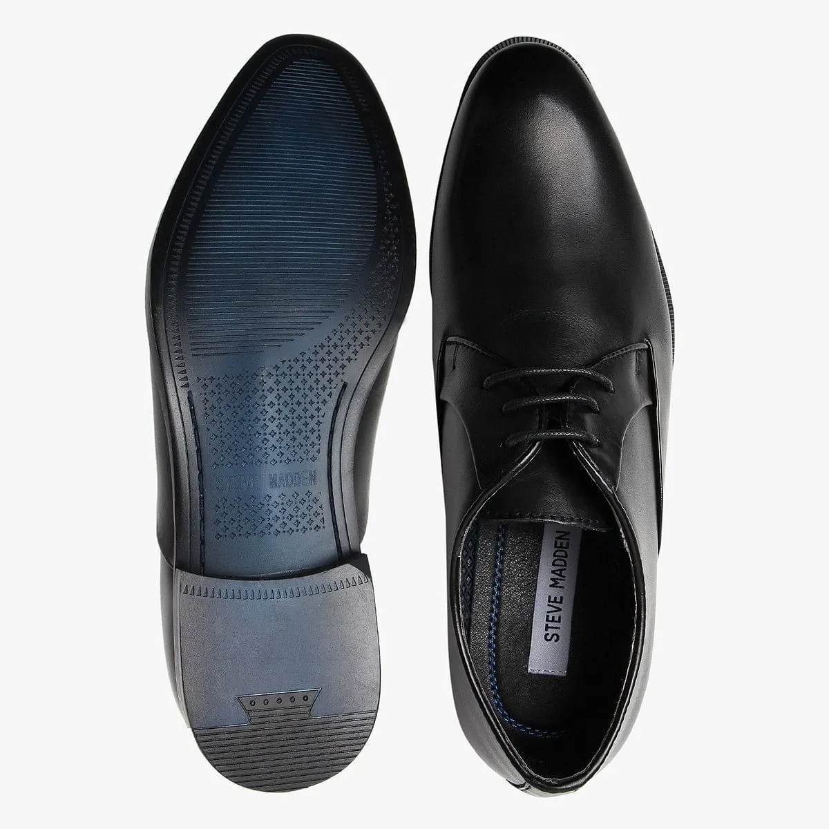 Easton Black Tie-Ups & Dress Loafers