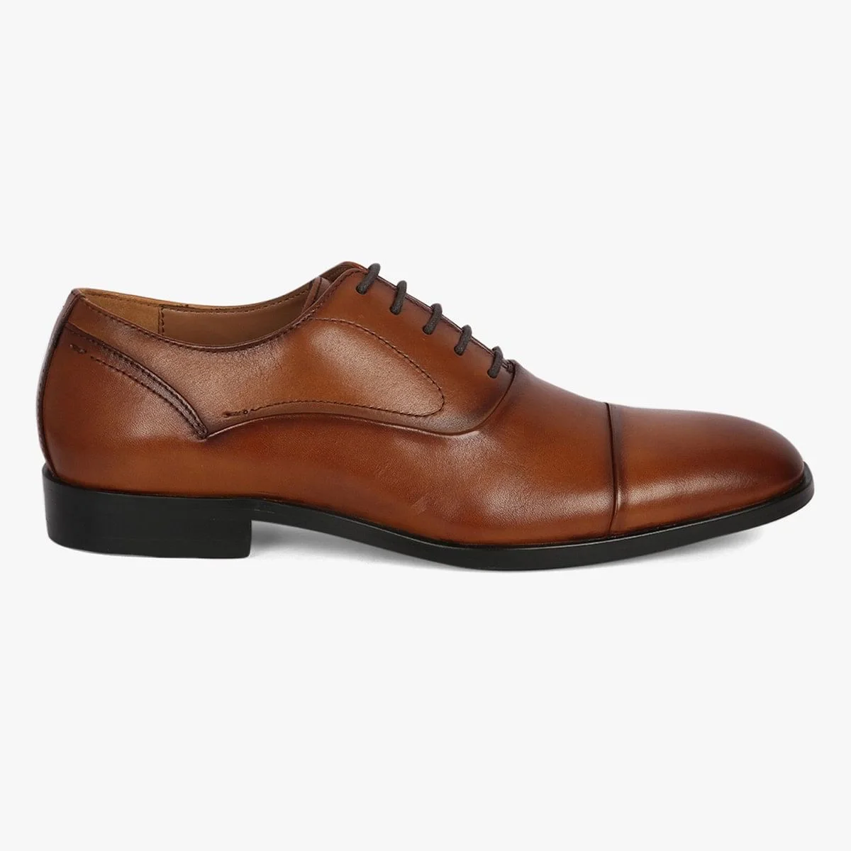 Evans Brown Tie-Ups & Dress Loafers