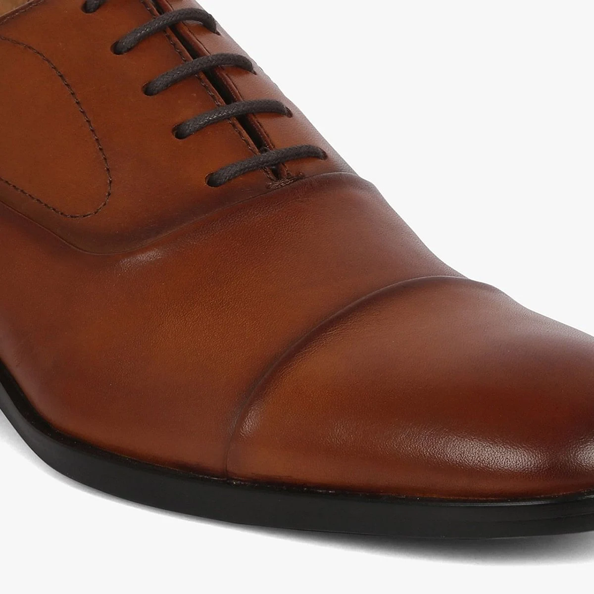 Evans Brown Tie-Ups & Dress Loafers