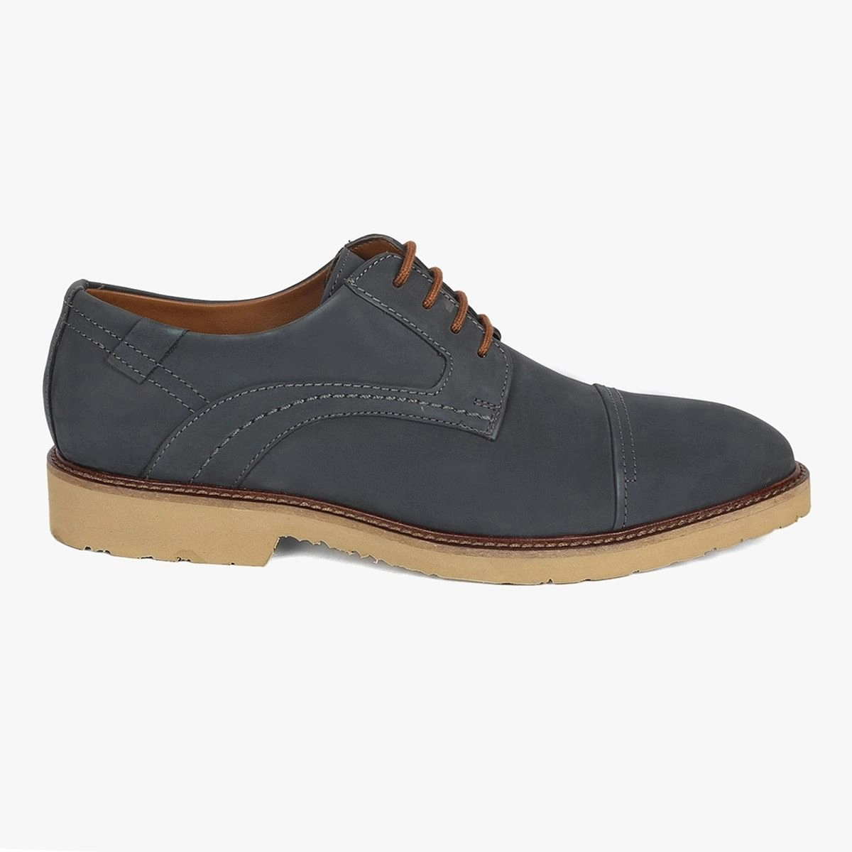 Geoffrey Blue Tie-Ups & Dress Loafers