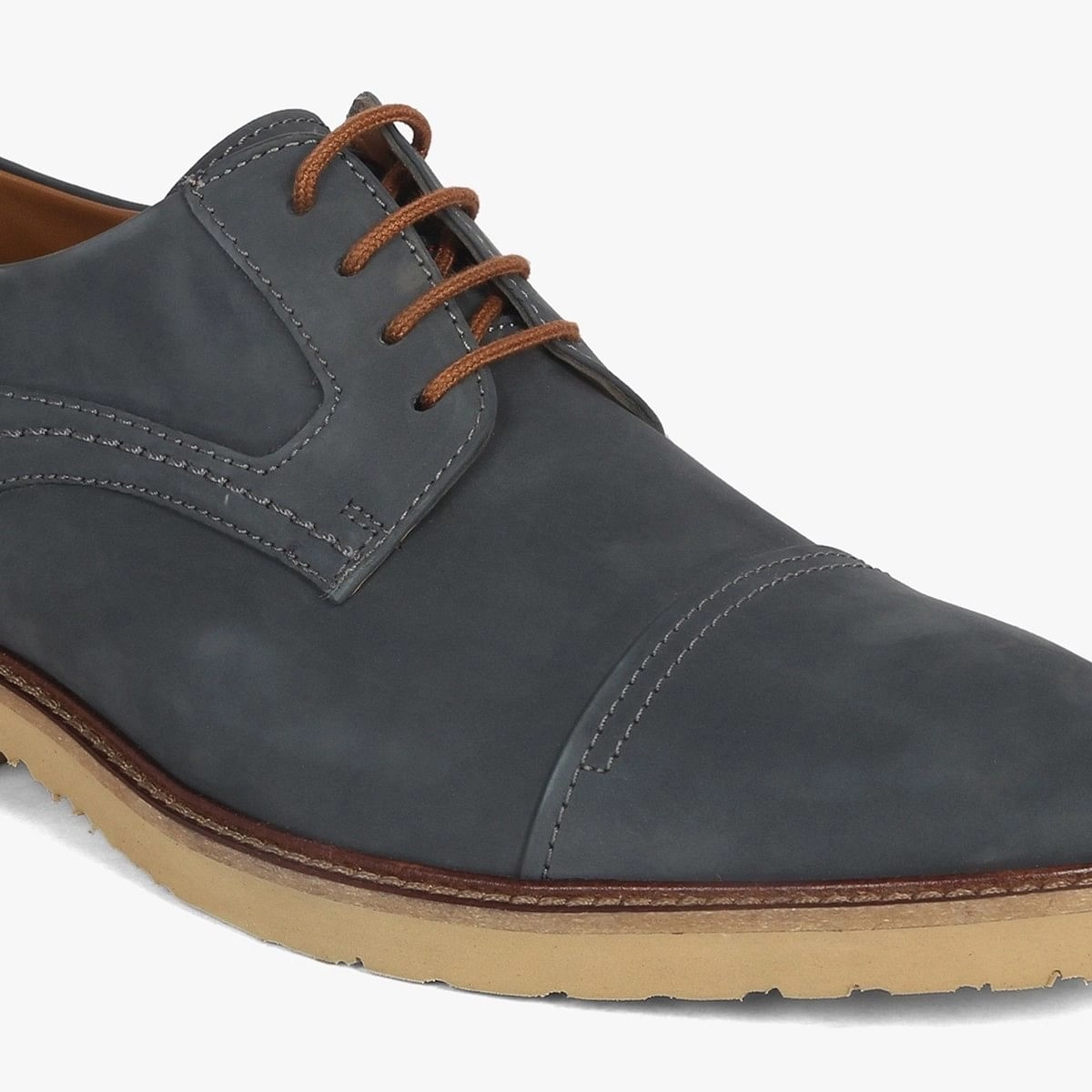 Geoffrey Blue Tie-Ups & Dress Loafers