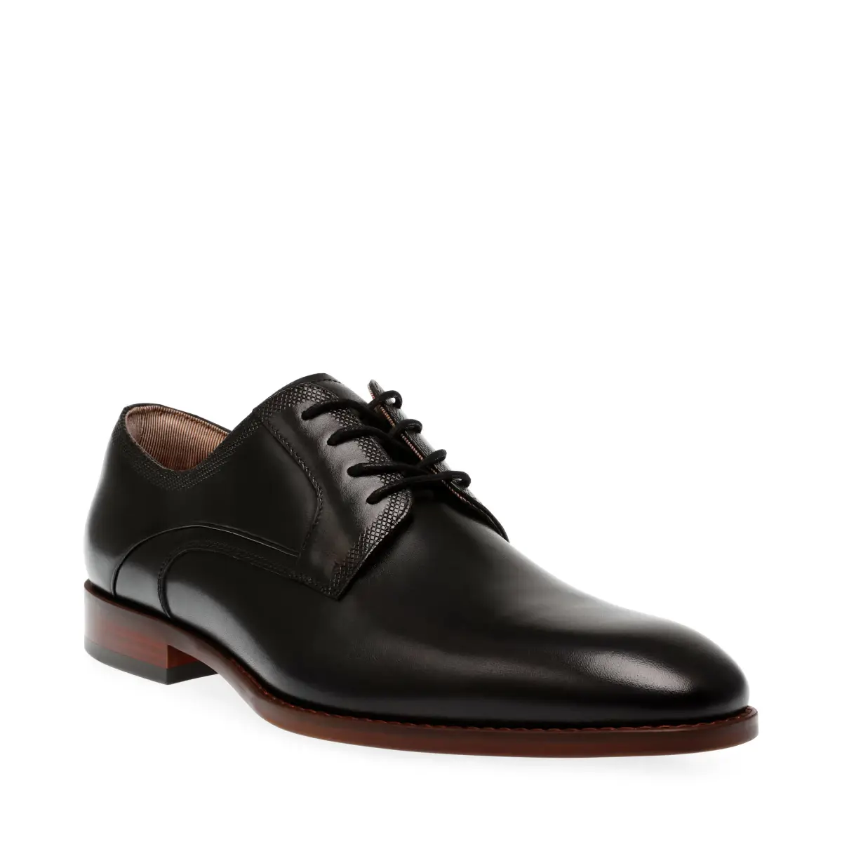 Gianno Black Tie-Ups & Dress Loafers